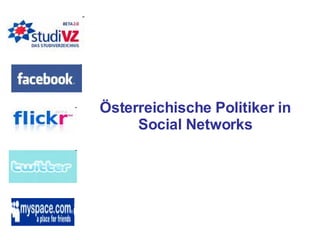 Österreichische Politiker in Social Networks 