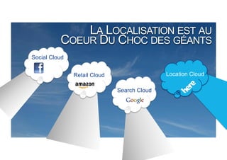 Social Cloud


                   Retail Cloud                  Location Cloud

                                  Search Cloud




8
 