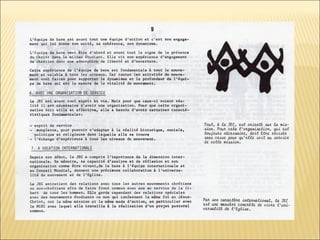 Les Bases Communes de la JEC I