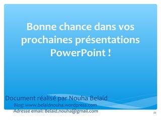 Comment réussir sa présentation PowerPoint ?