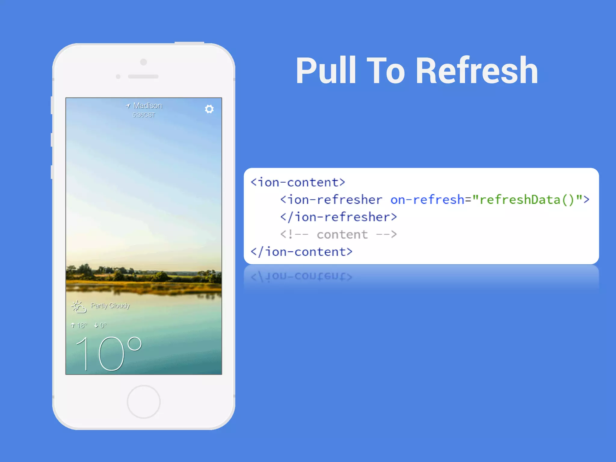 Pull To Refresh  
