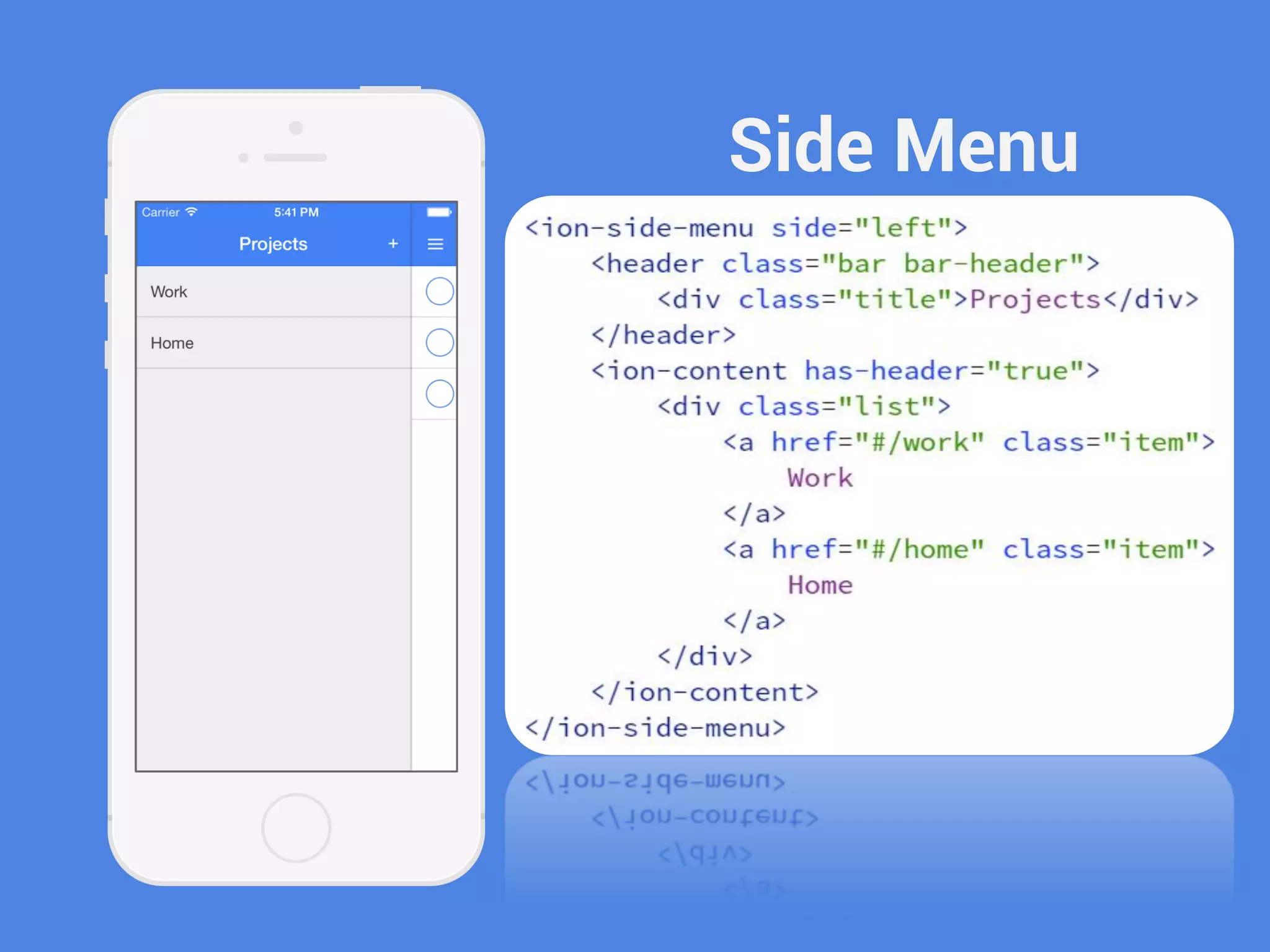 Side Menu  