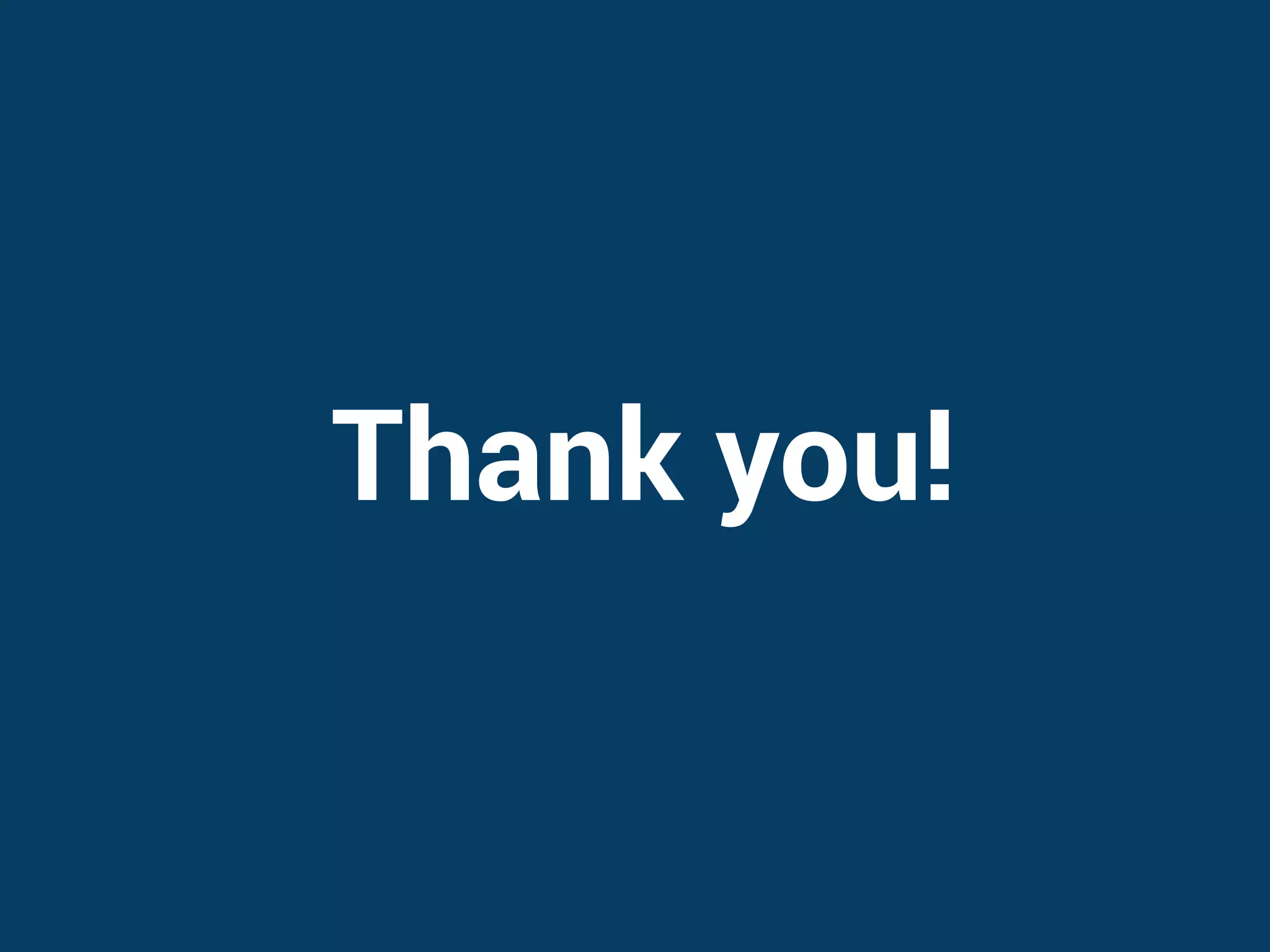 Thank you! 