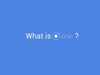 What is ?  