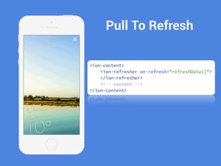 Pull To Refresh  