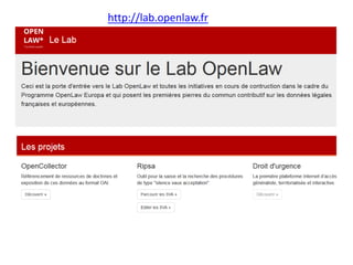 http://lab.openlaw.fr
 