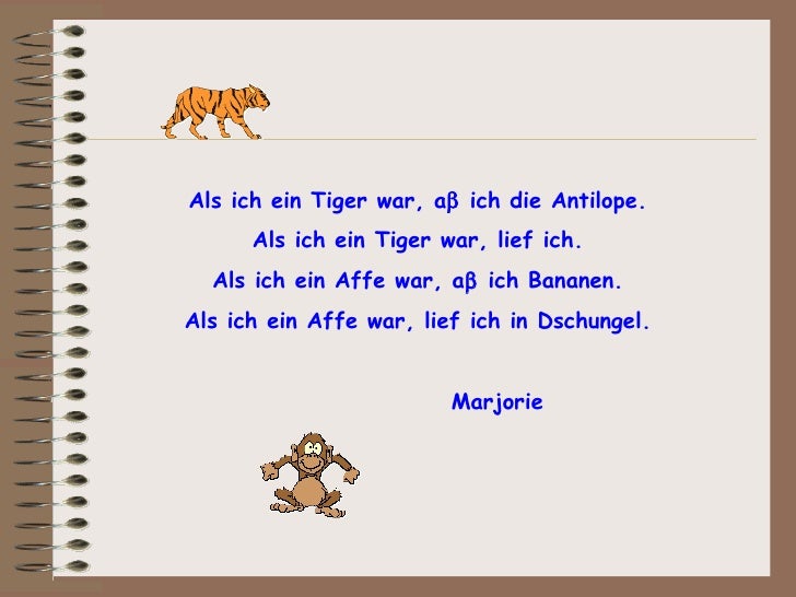 Gedicht Tiger Gedicht Tiger