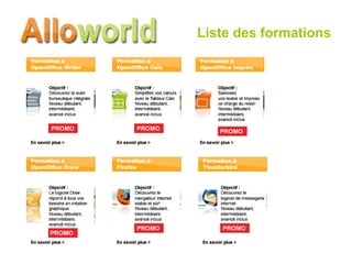 Liste des formations 