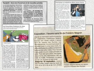 Articles de presse