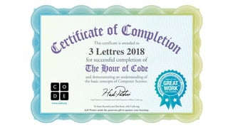 europ hours of code: lbn presentation