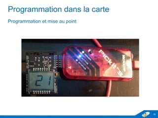 Programmation dans la carte
Programmation et mise au point
26
 