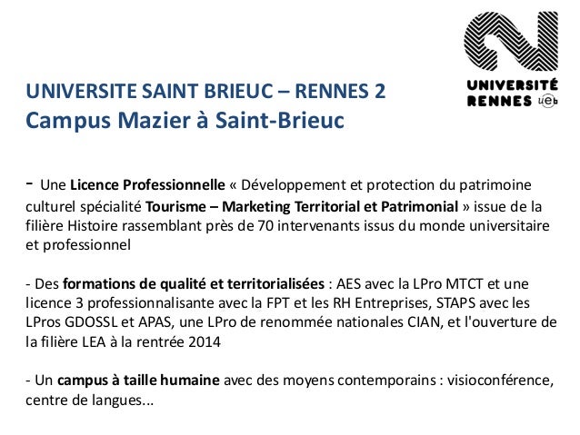 diplome universitaire rennes 2