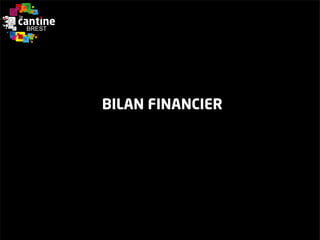 BILAN FINANCIER  