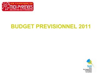 BUDGET PREVISIONNEL 2011 