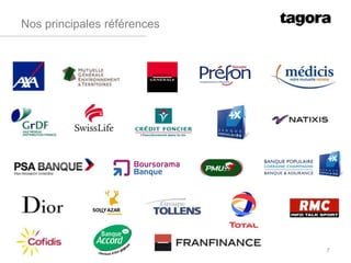 Nos principales références
7
 