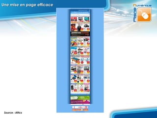 Une mise en page efficace Source : Altics 