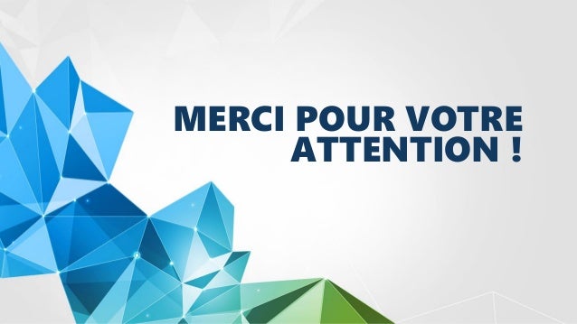 Merci Pour Votre Attention En Bleu