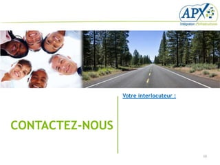 Votre interlocuteur :




CONTACTEZ-NOUS

                                         10
 