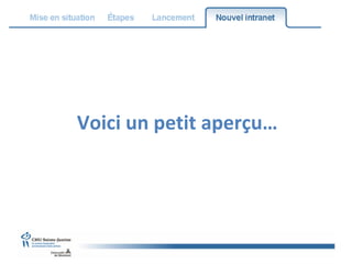 Voici un petit aperçu… 