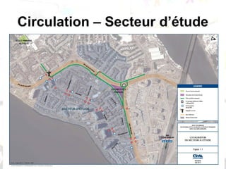 Circulation – Secteur d’étude
 