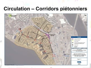Circulation – Corridors piétonniers
 