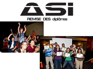 REMISE  DES  diplômes 