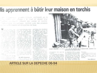 ARTICLE SUR LA DEPECHE 06-94
 