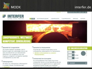 MODX   interfer.de
 
