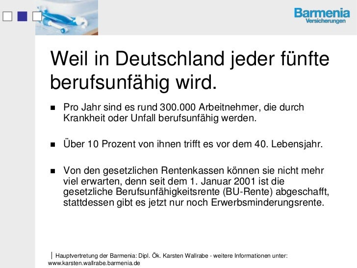 Warum Brauchen Sie Eine Berufsunfahigkeitsversicherung