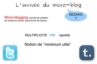 Qu'est-ce qu'un blog? "Blog"  :  Espace individuel d'expression sur internet 