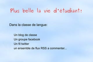 - réseau social: interaction sociale les deux se complètent 