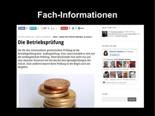 Fach-Informationen
 