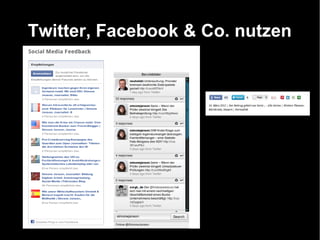 Twitter, Facebook & Co. nutzen
 