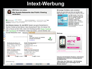 Intext-Werbung
 