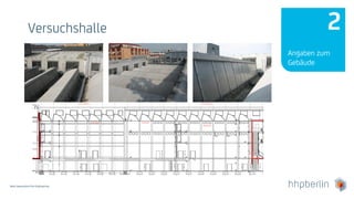 Next Generation Fire Engineering
Versuchshalle
Angaben zum
Gebäude
2
 