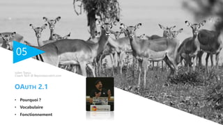 05
• Pourquoi ?
• Vocabulaire
• Fonctionnement
OAUTH 2.1
Julien Topçu
Coach Tech @ Beyondxscratch.com
 