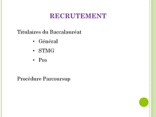 RECRUTEMENT
 