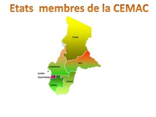 TCHAD
GABON
CONGO
GUINEE
EQUATORIALE
RCA
CAMEROUN
 