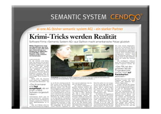 SEMANTIC SYSTEM
ai-one AG (bisher semantic system AG) – ein starker Partner
 