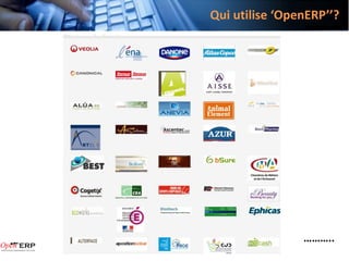 Qui utilise ‘OpenERP’’?




                ………..
 