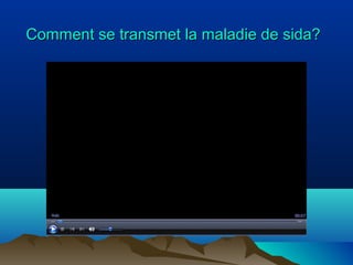 Comment se transmet la maladie de sida?

 