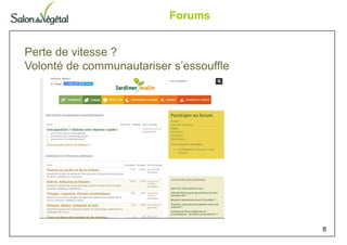 Forums
8
Perte de vitesse ?
Volonté de communautariser s’essouffle
 