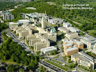 Campus principal de
l’Université de Montréal
 