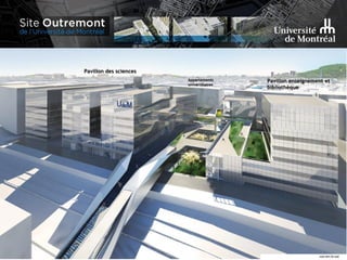 Pavillon des sciences
Pavillon enseignement et
bibliothèque
Appartements
universitaires
 