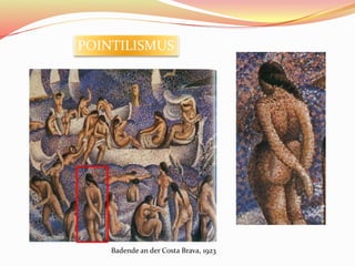 POINTILISMUS
Badende an der Costa Brava, 1923
 
