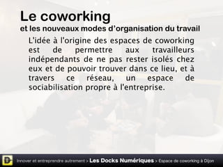 Présentation des Docks Numériques (décembre 2011)