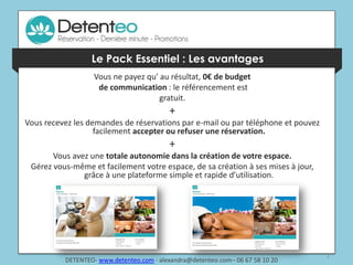 Le Pack Essentiel : Les avantages
                     Vous ne payez qu' au résultat, 0€ de budget
                      d...