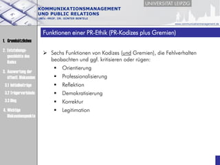 Praesentation Deutscher Kommunikationskodex (Bentele, DRPR, 19.06.12, Berlin)