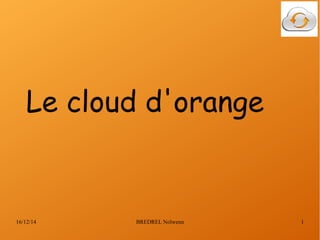 16/12/14 BREDREL Nolwenn 1
Le cloud d'orange
 