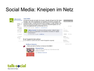 Social Media: Kneipen im Netz
 